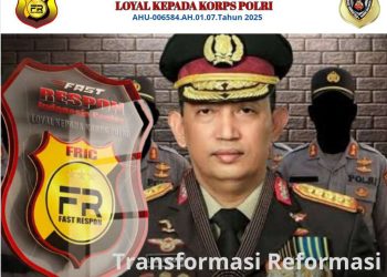 Fast Respon Indonesia Center Hadir Untuk Polri Semoga Reformasi, Polri Bisa Lebih Presisi ” Polri Untuk Masyarakat”