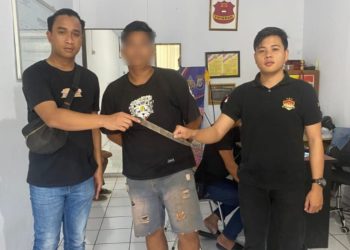 Selang waktu 3 jam, Polres Bitung Amankan Pelaku Penikaman Brutal di Depan Alfamart