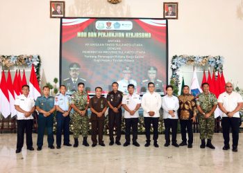 Hadiri Penandatanganan MOU Penerapan Pidana Kerja Sosial, Kasdam XIII/Merdeka: Inovasi Penting Tekan Angka Residivisme