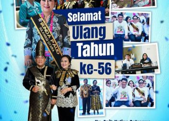 Gubernur Yulius Selvanus Sampaikan Ucapan Ulang Tahun Penuh Kehangatan untuk Istri Tercinta