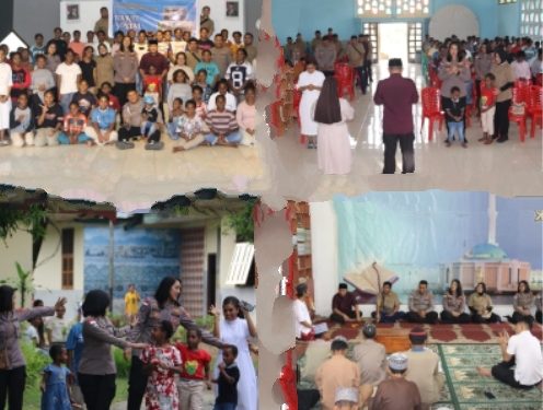 Satgas Ops Damai Cartenz Salurkan Bantuan Sosial, Hangatkan Hati Santri dan Anak Panti di Jayapura