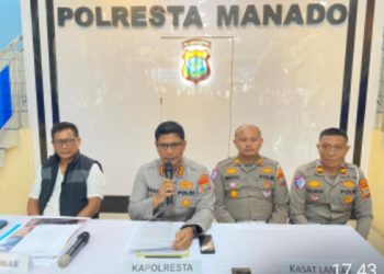 Polresta Manado Rilis Dua Kasus Laka Lantas, Dua Tersangka Resmi Ditetapkan