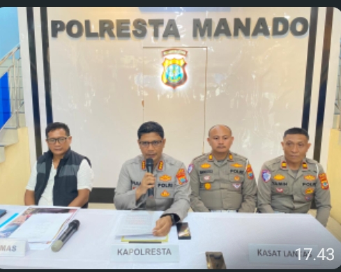 Polresta Manado Rilis Dua Kasus Laka Lantas, Dua Tersangka Resmi Ditetapkan