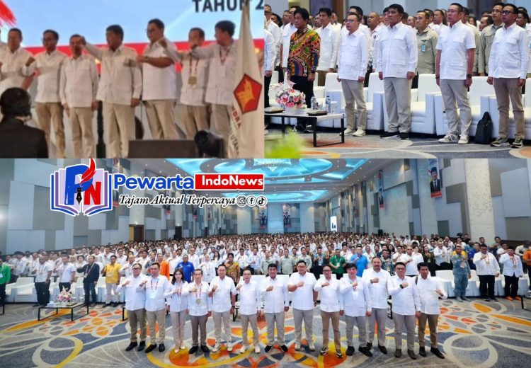 Rakerda Gerindra Sulut 2026, Yulius Selvanus Dorong Kader Fokus Bekerja untuk Rakyat
